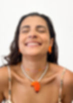 uso colar caju miçanga ateliah feita para colorir