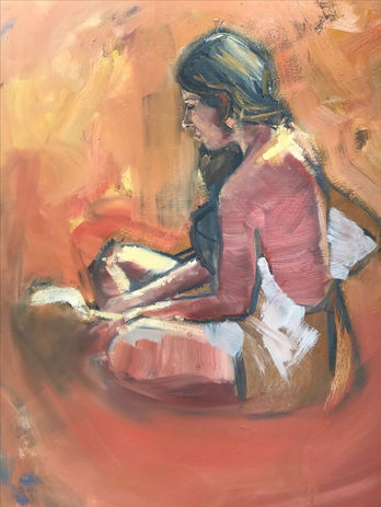 Life Painting , Oil on canvas 2018