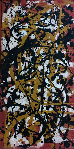 Valentine to Jackson Pollock painting