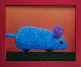 Cat Toy 2 painting