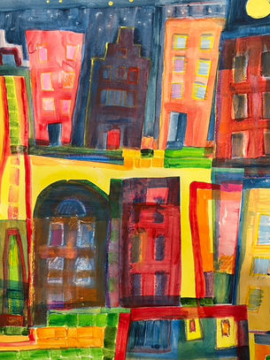 abstract city scapes