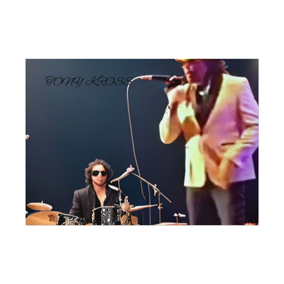 Live Music Rolled Poster - Tony Kross Performance Art