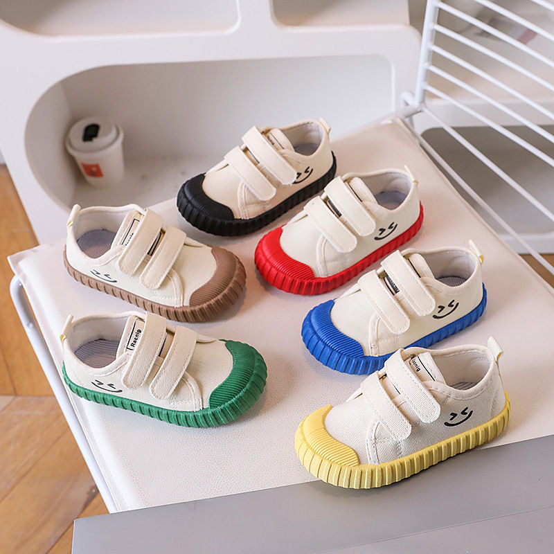 кроссовки детские Kids Canvas Shoes Korean Contrast Casual Shoe