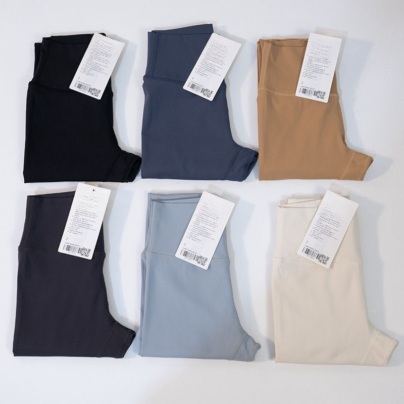Thumbnail: Women's Yoga Leggings Logo Winter Warm High Waisted Workout Leggings 28" Inseam 