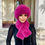 Thumbnail: Women's 2pcs Set: Cozy Faux Fur Hat & Scarf Combo - Warm Knit Winter Ear Warmer 