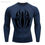 Thumbnail: Sports Quick dry T-shirt Men's Running Long Compression Shirt skull Gym bodybuil