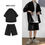 Thumbnail: Summer 2 Piece Set Men Suit Jacket and Shorts Oversized Clean Fit Male Clothes K