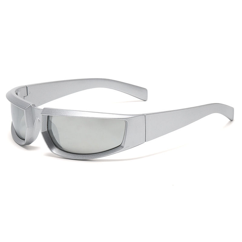Thumbnail: Y2K Sports Punk Sunglasses Women Men 2022 Luxury Brand Designer Square Goggle Su