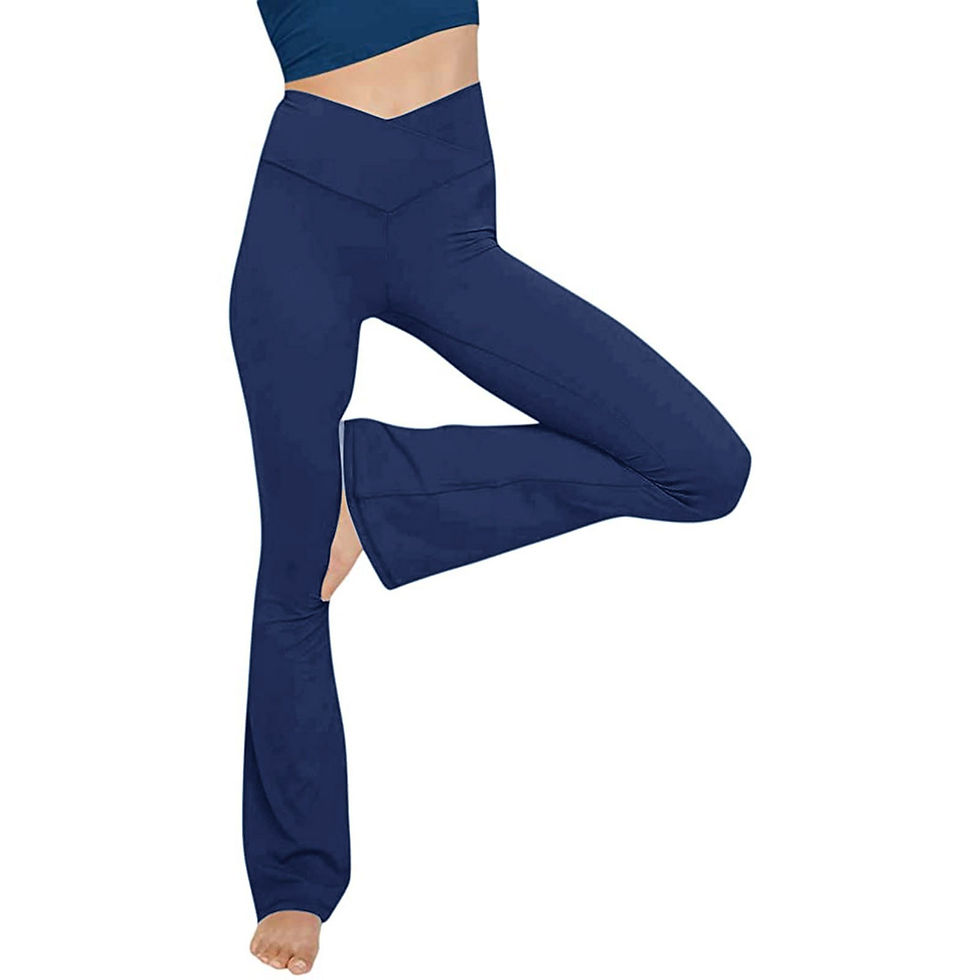 Thumbnail: Women Flare Leggings High Waist Wide Leg Yoga Pants Seamless Fitness Workout Tig