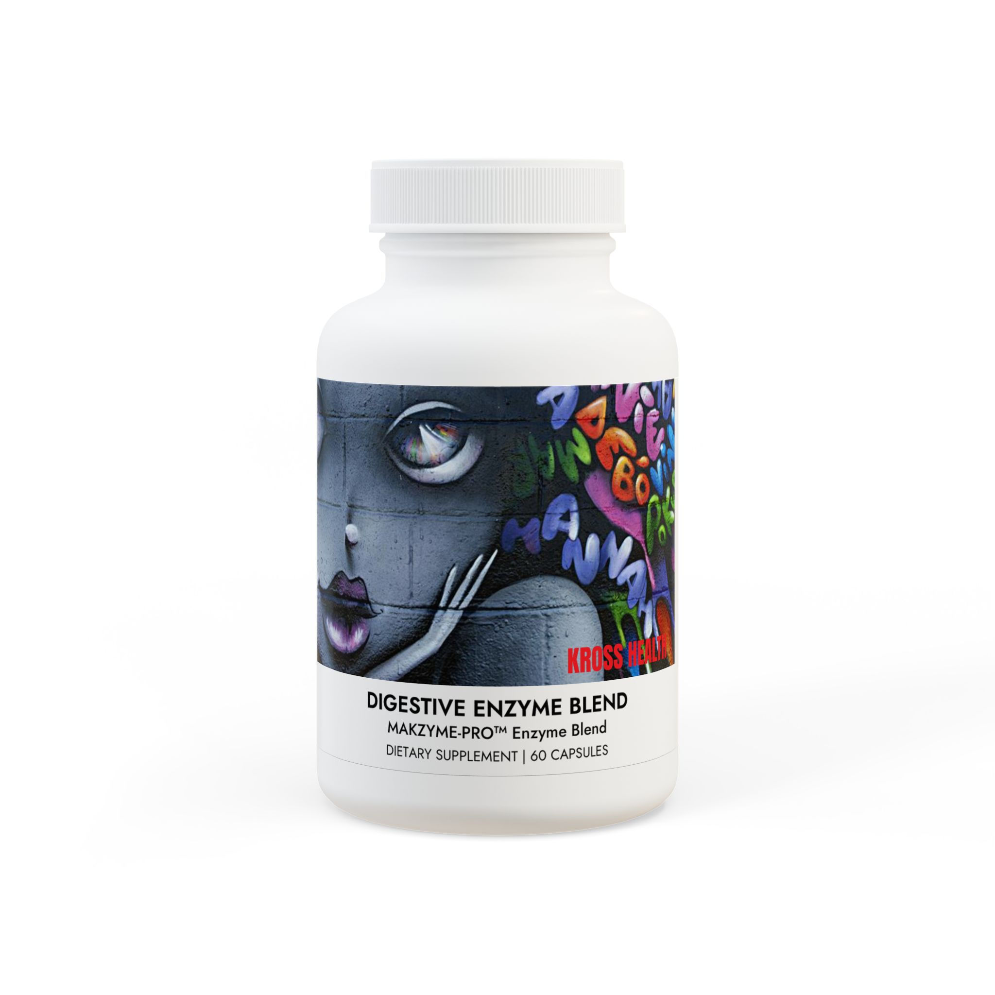 Digestive Enzyme Blend Supplement (60 Capsules)