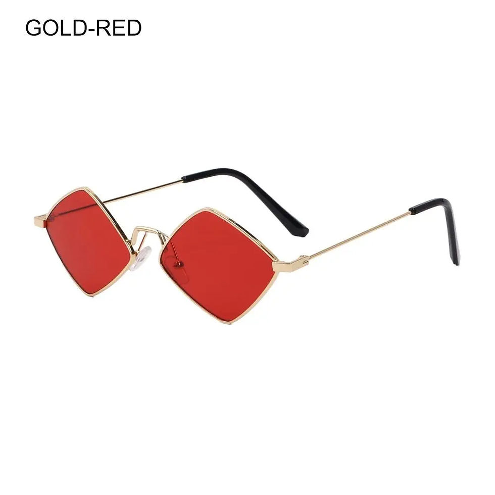 Thumbnail: New Brand Hipster Polygon Sunglasses Women Vintage Irregular Small Frame Rhombus