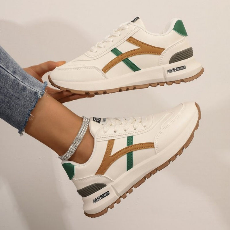 Thumbnail: Women Casual Shoes new Breathable Casual Lace Up Sport Shoes for Women Outdoor F