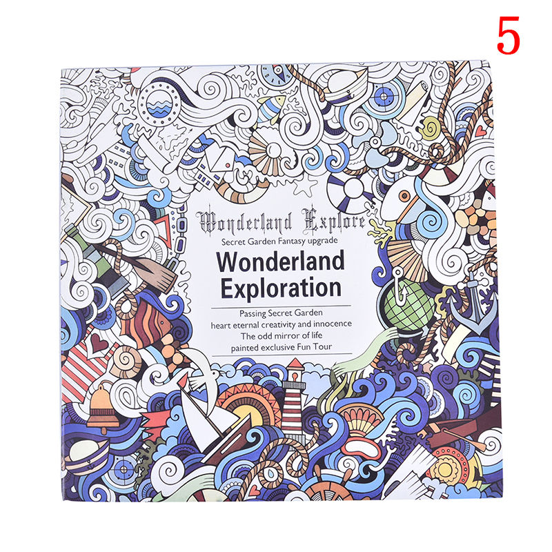 Thumbnail: Coloring Book For Children Adult Relieve Stress Kill Time Painting Art Book Anti