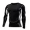 Thumbnail: Mens Sport Top for Fitness T-shirt Bodybuilding Compression Shirt Gym Running Ti