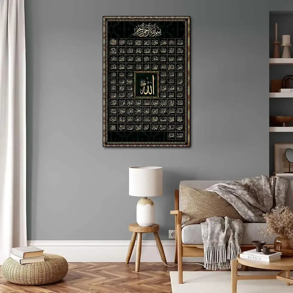 Thumbnail: Scandinavian Religious Aesthetics Wall Art Islamic Language Fashion Luxury HD Ca