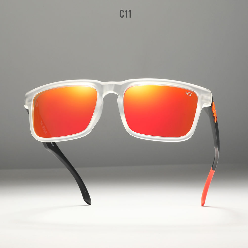 Fresh Colors Polarized Sunglasses Men Women Top Square Unisex Sun Glasses With B