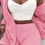 Thumbnail: Luxurious Womens Fuzzy Pajama Set - Cozy Hooded Robe, Soft Tank Top & Drawstring