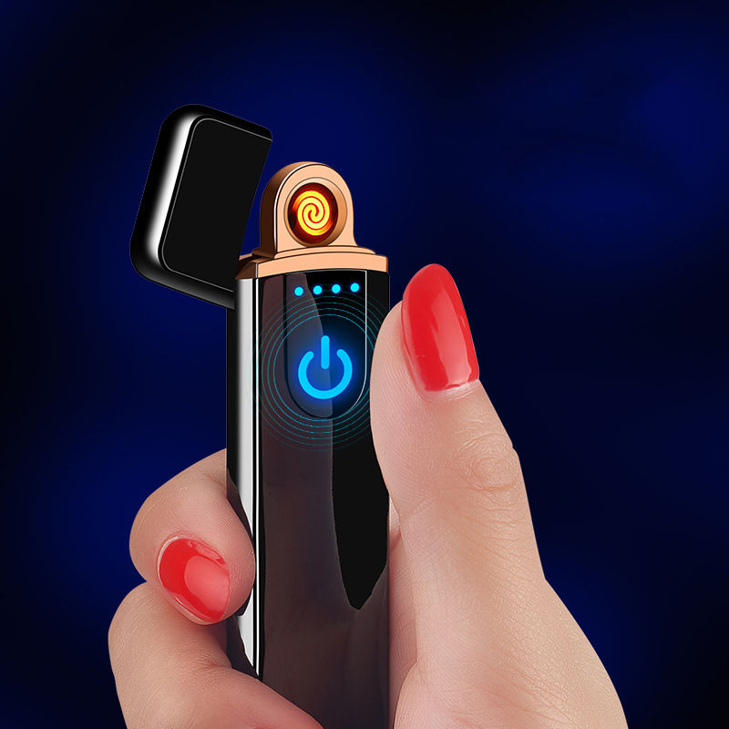 2024 Portable Rechargeable Usb Tungsten Safety Lighter Fast Charging Lighter Men