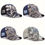 Thumbnail: 4-Pack Adjustable Baseball Cap - Breathable, Sun Protection, Unisex Headwear wit