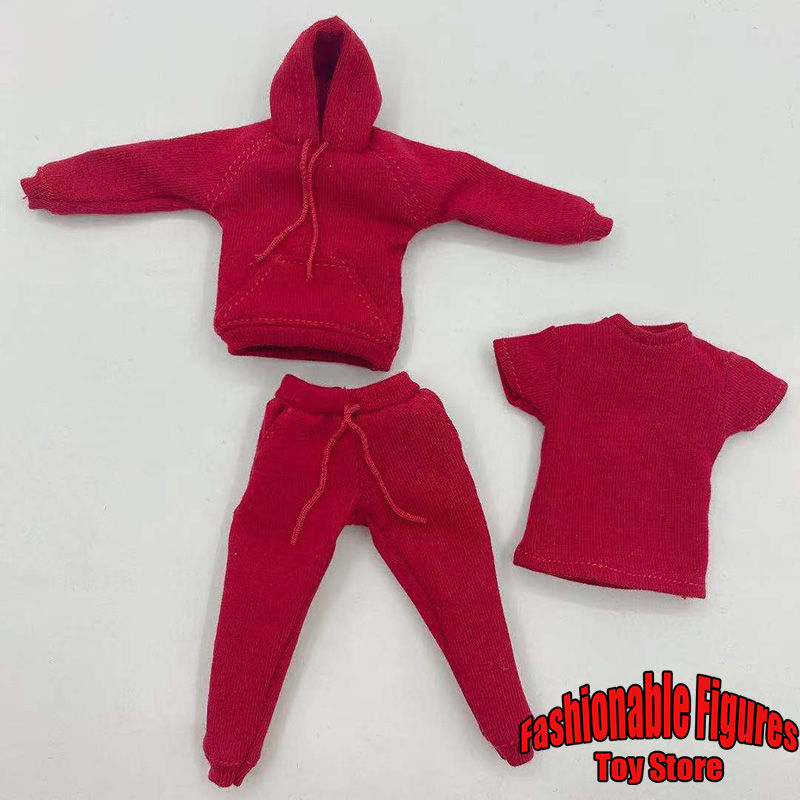 Thumbnail: Multicolour 1/12 Men Soldier Hoodies Tops Casual Sport Pants Trousers T Shirt El
