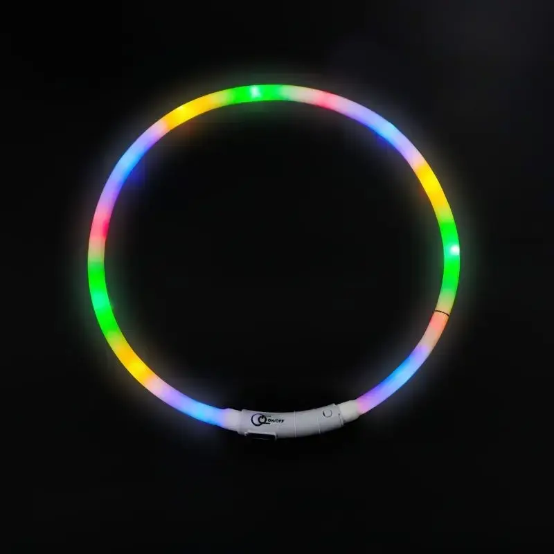 Thumbnail: Led Dog Collar Luminous Usb Cat Dog Collar 3 Modes Led Light Glowing Loss Preven