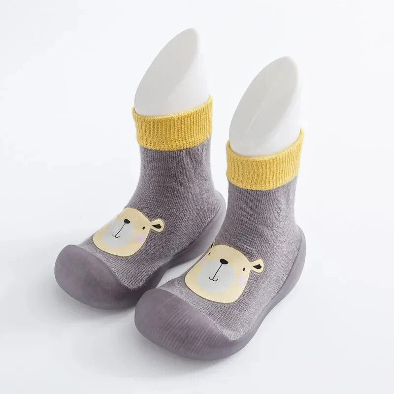 Thumbnail: Autumn and Winter New Children's Sock Shoes Cartoon Soft Bottom Hot Stamping Bab