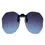 Thumbnail: Women Sunglasses Clip-on Polarized Optical Glasses Clip Diamond Cut Mirror Eyegl
