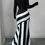 Thumbnail: Elegant Off-Shoulder Mermaid Dress with Ruched Waist - Striped, Color Block Desi