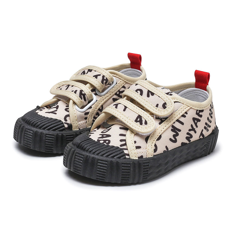 Thumbnail: Kids Fashion Casual Shoes Anti-slip Spring Autumn Number Printed INS Graffiti Sh