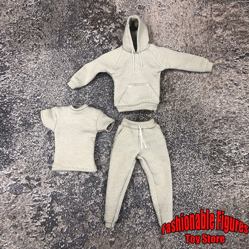 Thumbnail: Multicolour 1/12 Men Soldier Hoodies Tops Casual Sport Pants Trousers T Shirt El