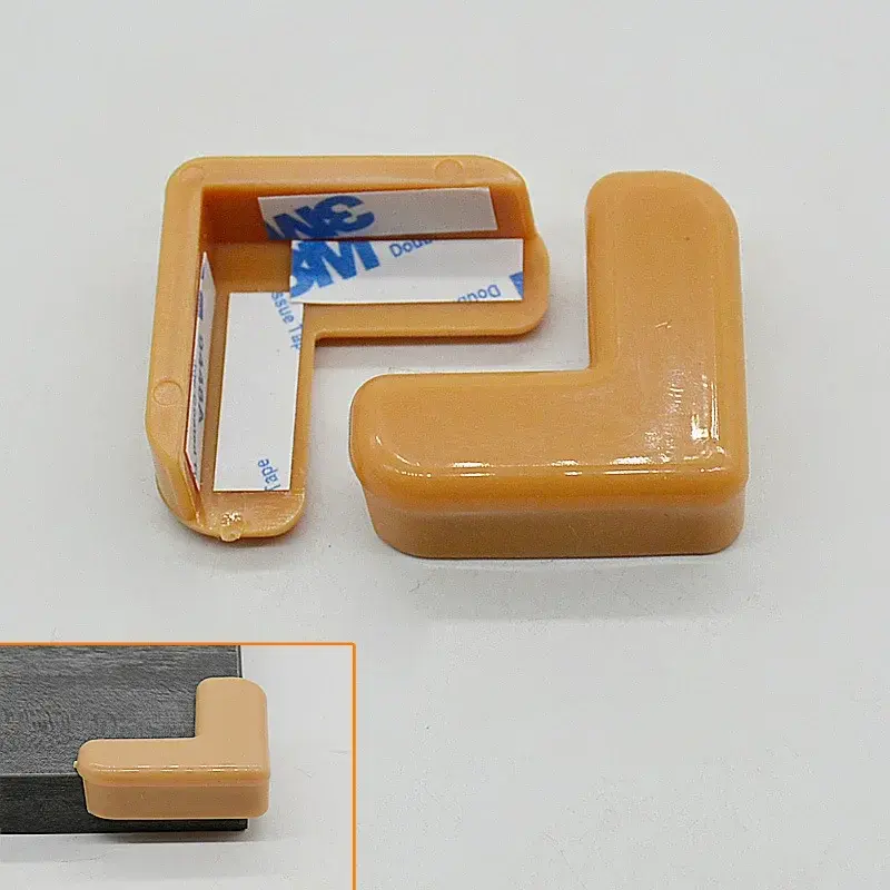 Thumbnail: 4Pcs/set Baby Safety L Shape Transparent Protector Cover Table Corner Guards Chi