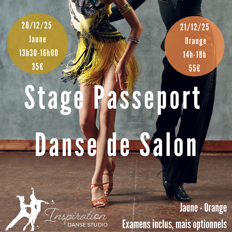 Stage Passeport Danse de Salon Noel 2025