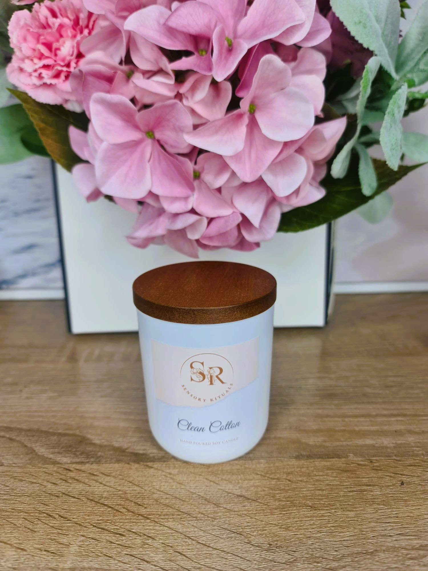 Sensory Rituals Clean Cotton Soy Candle