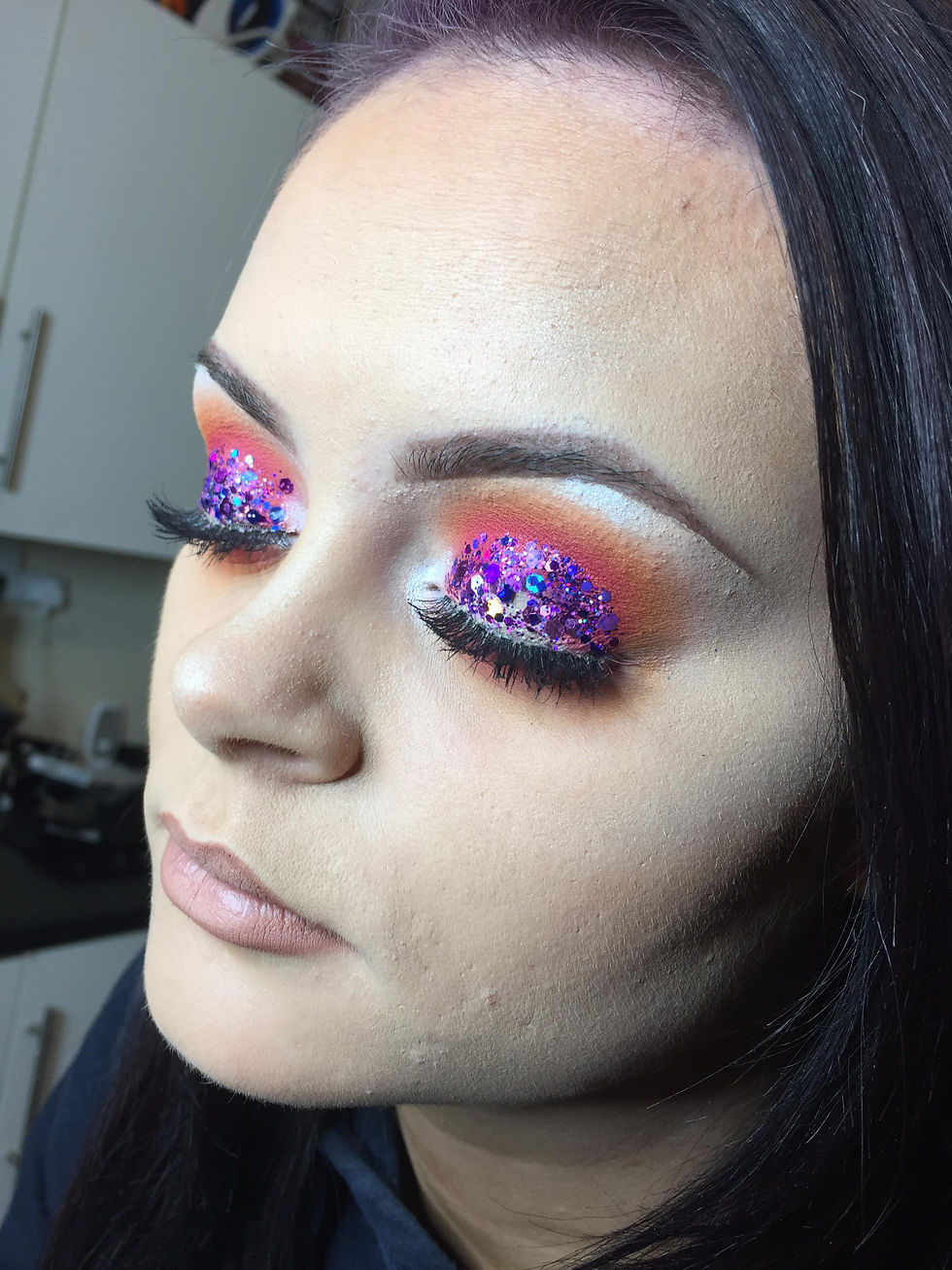 Chloe festival glitter eyes 