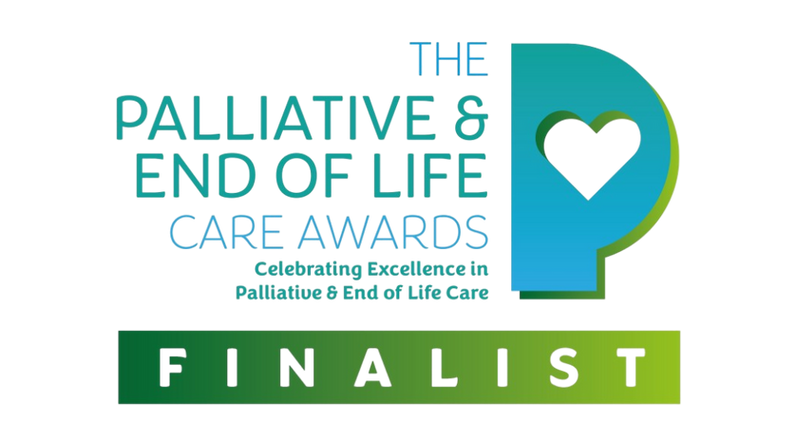 Palliative and End of Life Care Awards Finalist Logo.
