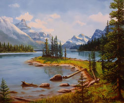 Spirit Island, Maligne Lake Jasper National Park