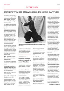 Sifu Raúl Guerrero, Kung Fu Zaragoza