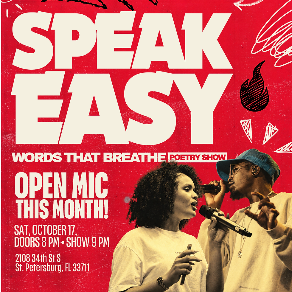 SPEAK EASY: Words That Breathe Poetry Show