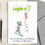Thumbnail: Personalised Bedlington Terrier Birthday Card, Kids Age, Kite