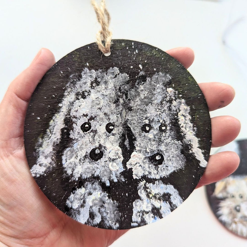 Thumbnail: Galaxy Personalised Dog Decoration