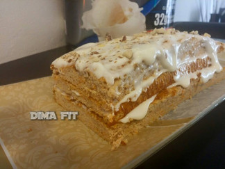 עוגת חלבון\גזר