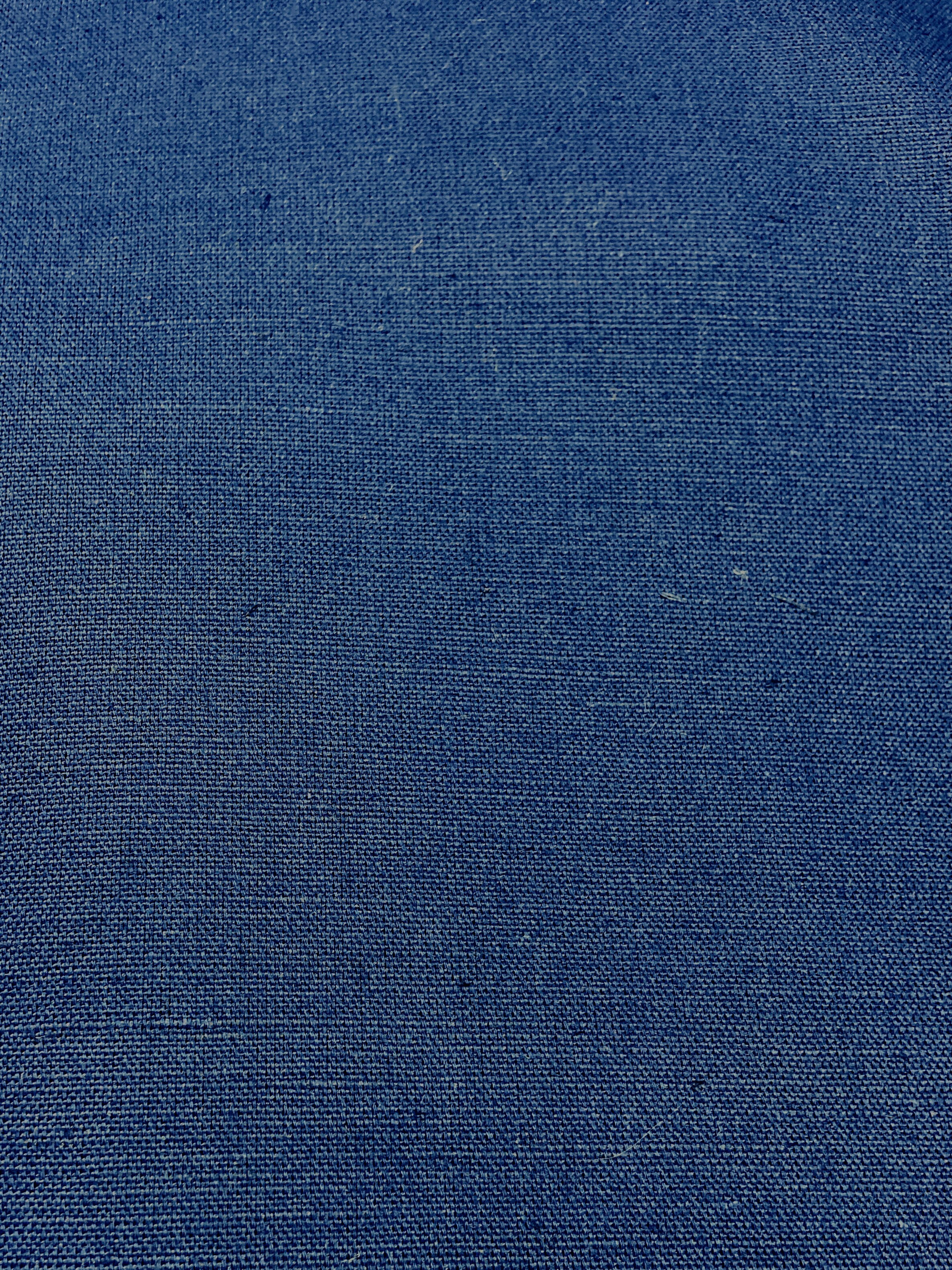 Navy Blue Heavy Linen 