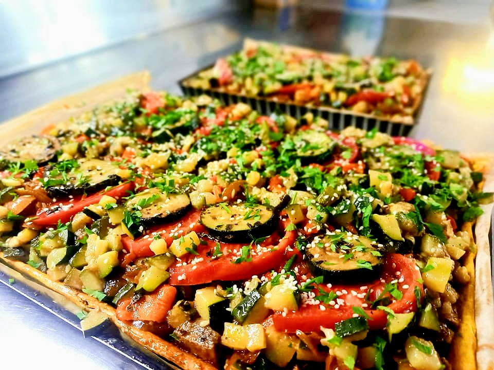 Arranged Food and Objects