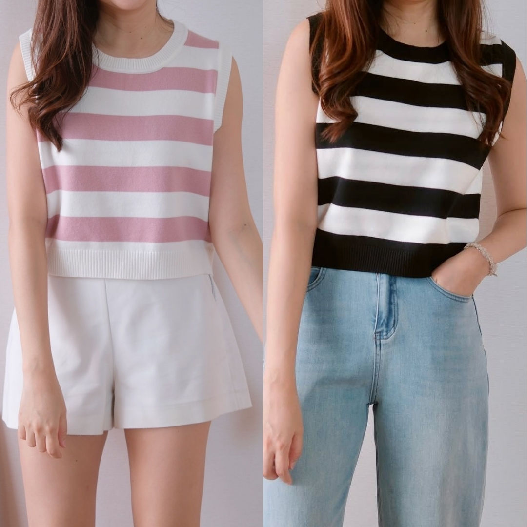 Lilo Stripe Knit Tank
