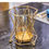 Thumbnail: Geometric Harmony Glass Vase with Golden Frame