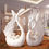Thumbnail: Eternal Love White Swan Ceramic Figurines