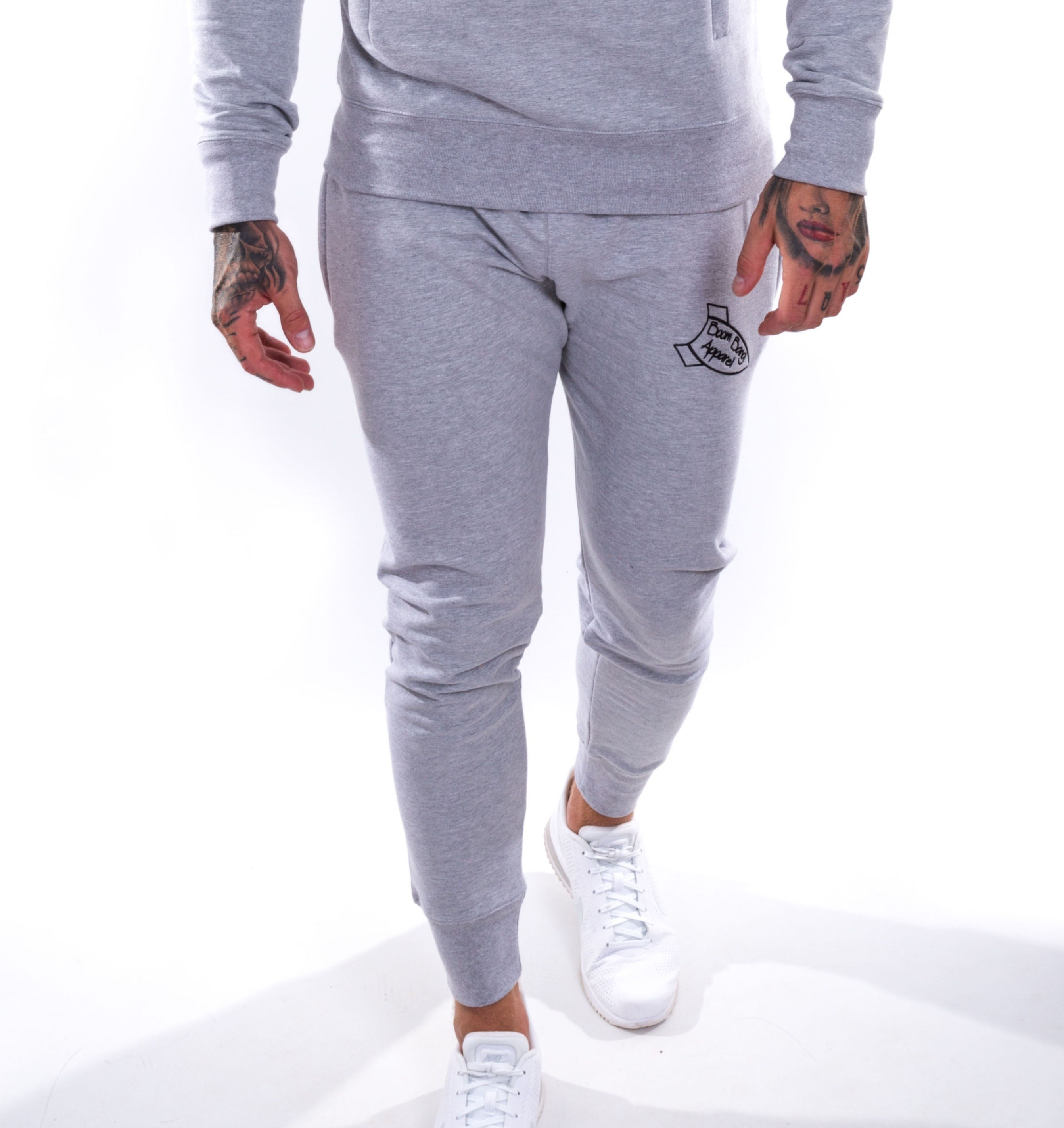 Signature Tracksuit Bottoms (Grey)