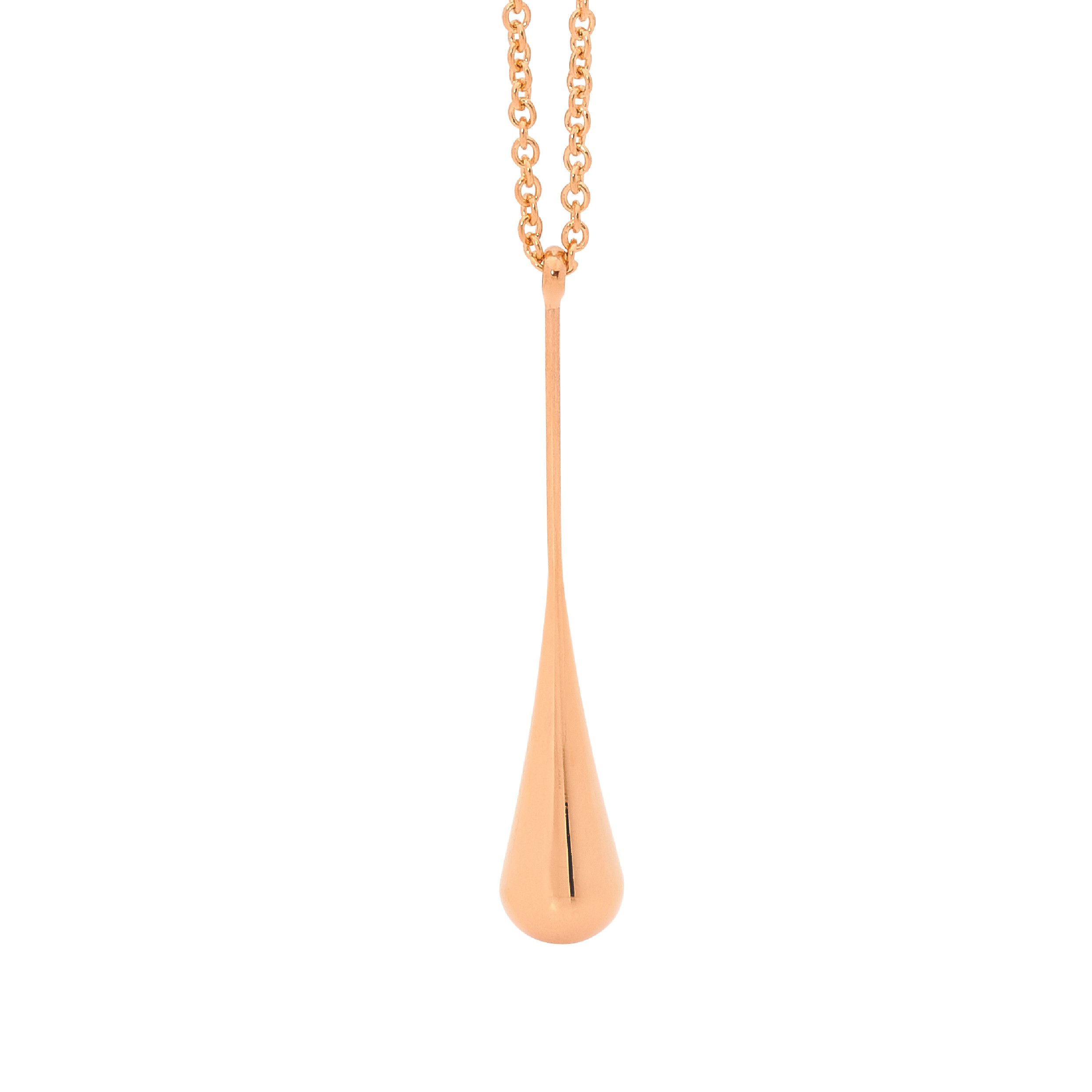 Long Rose Gold Teardrop - SP112R