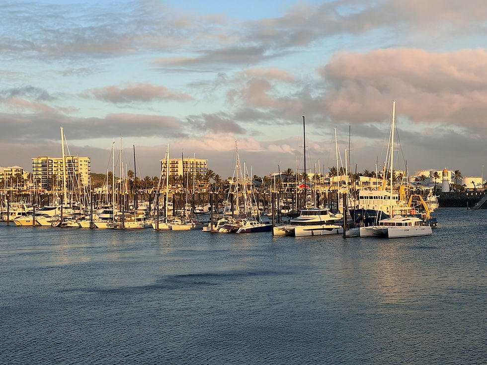 The Mackay Marina at sunrise