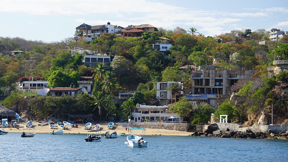 Puerto Angel is quaint but too small and uncomfortable for us to stay and check it out